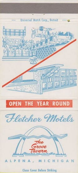 Fletcher Motels - Matchbook (newer photo)